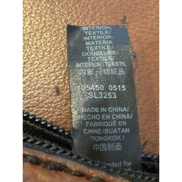 Fossil Genuine Leather Crossbody Bag Brown Soft Cowhide Purse Minimalist Travel - Picture 6 of 12